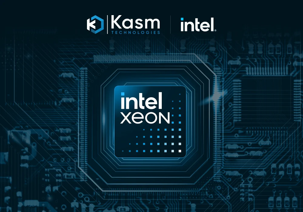 Kasm Technologies and Intel partnership lockup